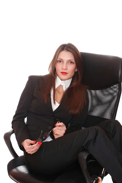 Portret aantrekkelijke zakenvrouw. — Stockfoto