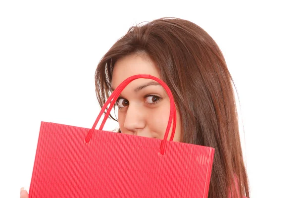 Shopping-Frauen lächeln. — Stockfoto