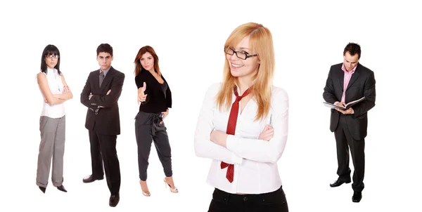 Young attractive business — Stock Photo, Image
