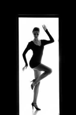 güzel bir genç kadın ana hatları