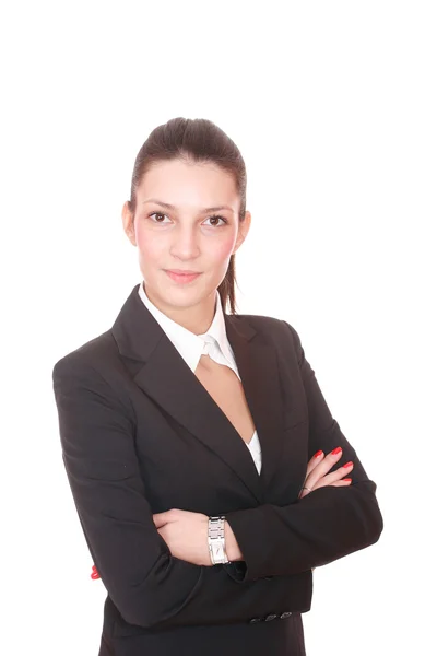 Porträt einer jungen Geschäftsfrau. — Stockfoto