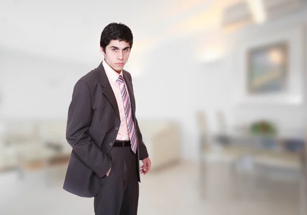 Male hotel manager in the lobby — Stock Photo, Image