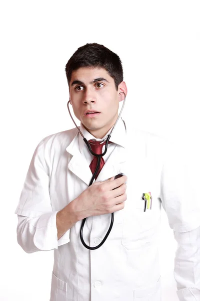 Лікар з стетоскоп — стокове фото