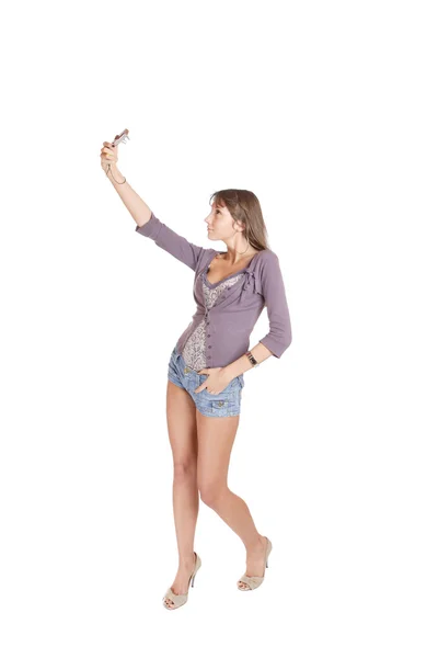 Woman talking a picture — Stock Photo, Image