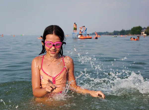 Vreugde in het water — Stockfoto