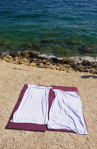 Пляжные полотенца Лицензионные Стоковые Фото