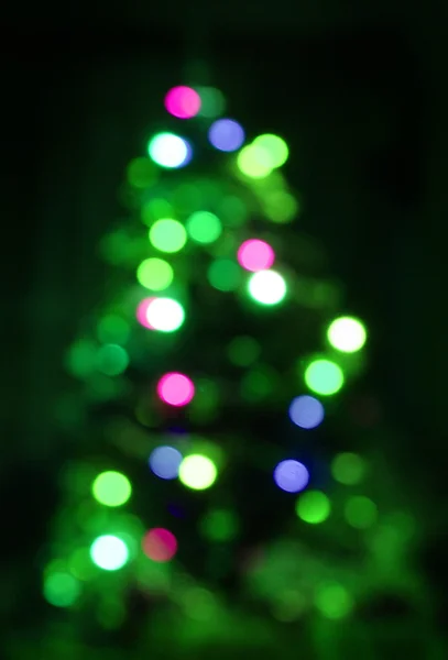 Wazige kerstboom — Stockfoto