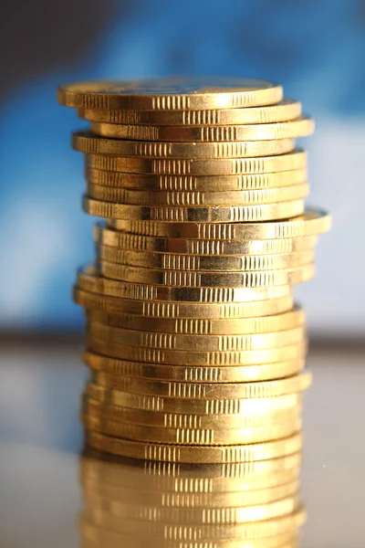 Högen av mynt — Stockfoto