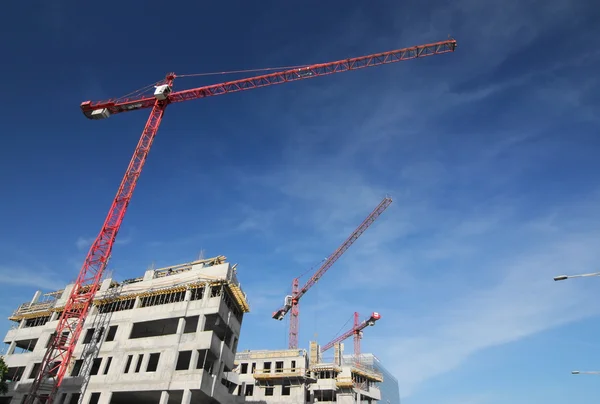 stock image Crane and building