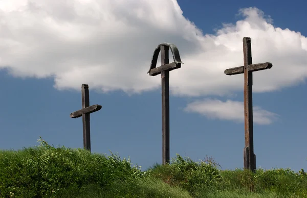 Three crosses — Stock Photo, Image