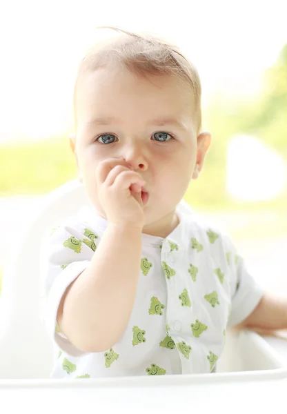 Portrait of a cute young child — Stock Photo, Image