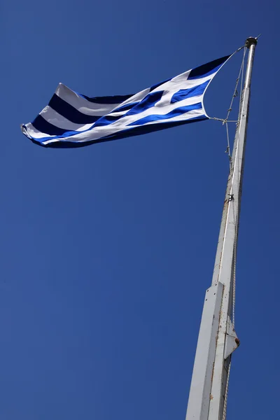 Greklands nationella flagga — Stockfoto