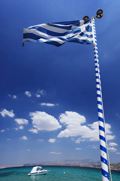 Drapeau national de Grèce — Photo