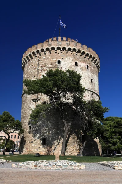 White tower in Thessaloniki — Stock Photo, Image