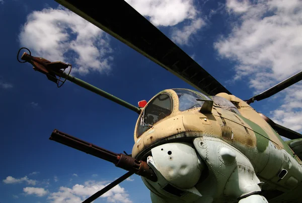 Hélicoptère militaire — Photo