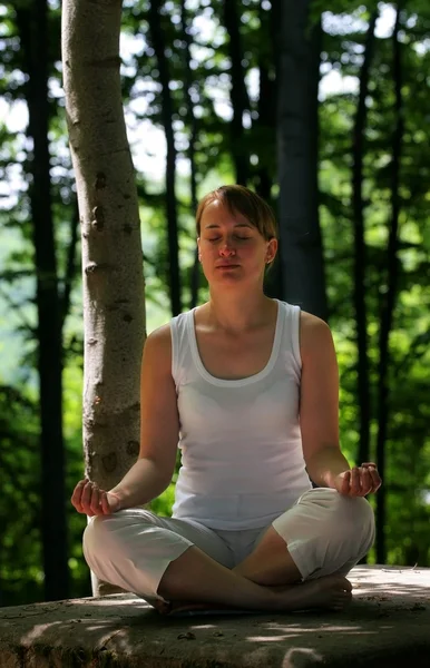 stock image Yoga outdoor