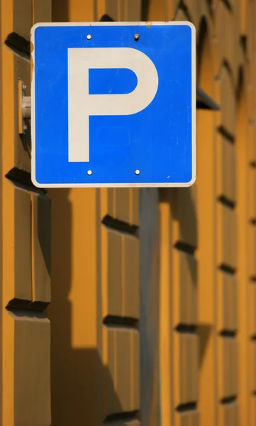 Pictograma de estacionamento — Fotografia de Stock
