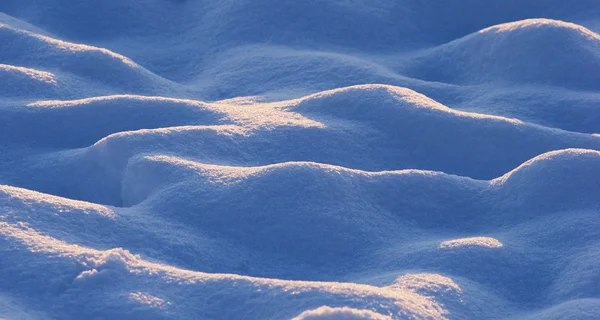 Синий снег — стоковое фото