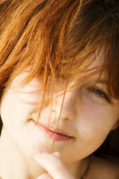 Red-haired — Stock Photo, Image