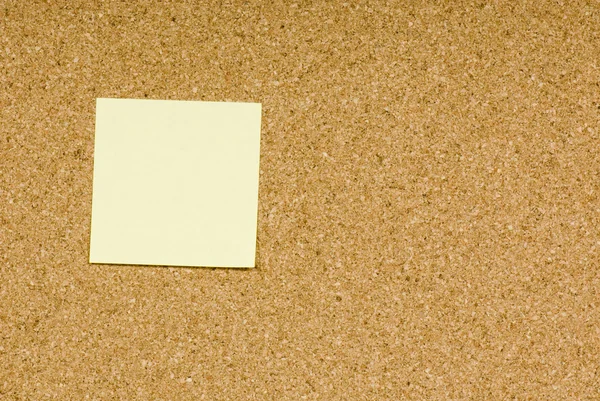 Blank sticky note — Stock Photo, Image