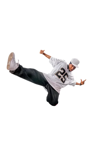 Beyaz genç Hip Hop dans — Stok fotoğraf