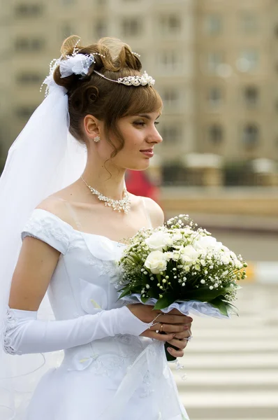 Portrait of a bride — Stock Photo, Image