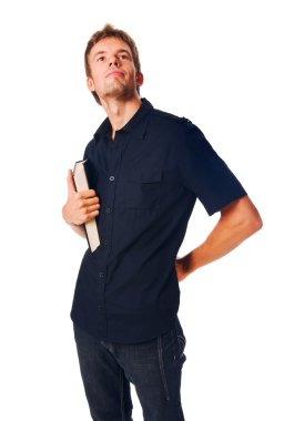 beyaz kitap'ın genç erkekle