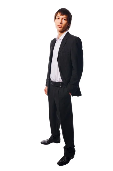 Handsome young man wearing suit — Stock Photo, Image
