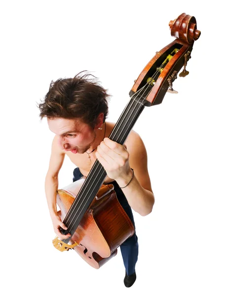 Musiker mit Cello — Stockfoto