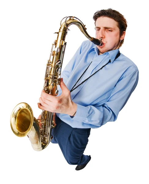 Saksofonisti — kuvapankkivalokuva