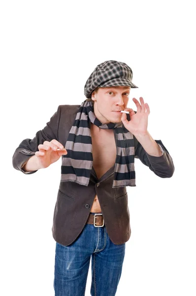 Курильщик — стоковое фото