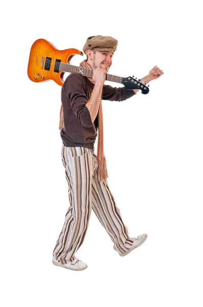Chitarrista figo — Foto Stock