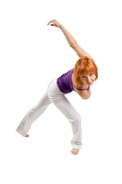 Performing fitness exercises — Stock Photo, Image