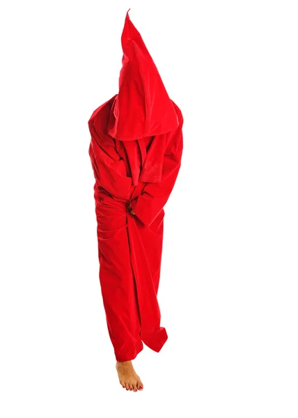 Červený plášť — Stock fotografie