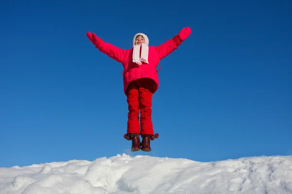 stock image The jumping girl