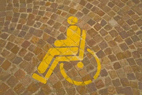 Parkování pro invalidní osoby — Stock fotografie