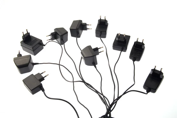Cell phone chargers — Stock Photo, Image