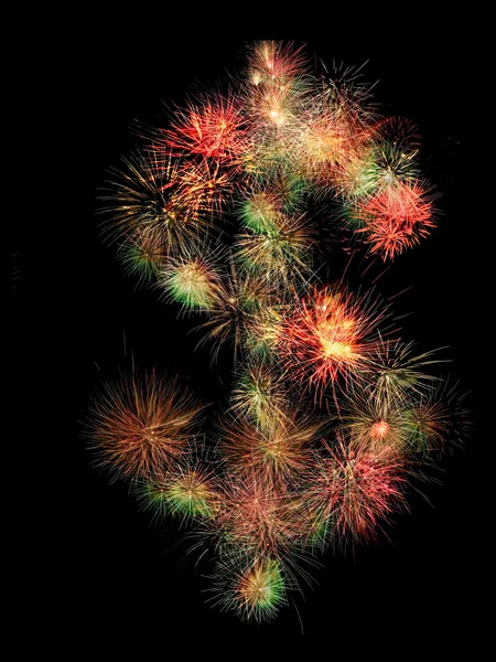 Fuochi d'artificio Dollaro — Foto Stock