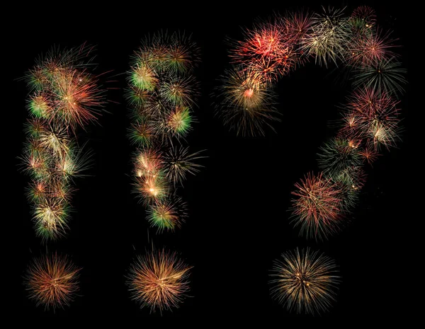 Zeichen für ein Feuerwerk — Stockfoto