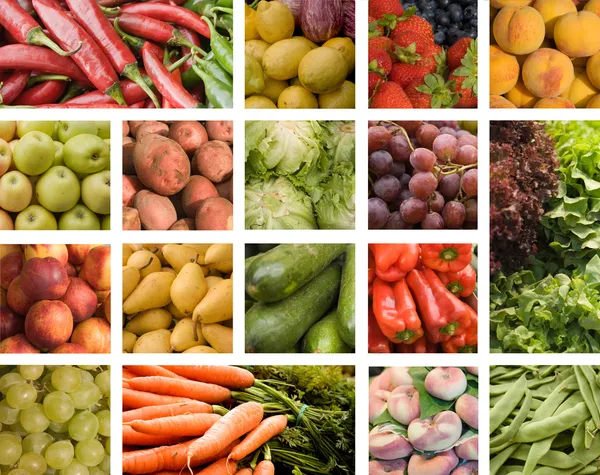 Ovoce a zelenina Royalty Free Stock Obrázky