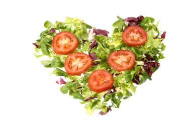 Salad heart clipart