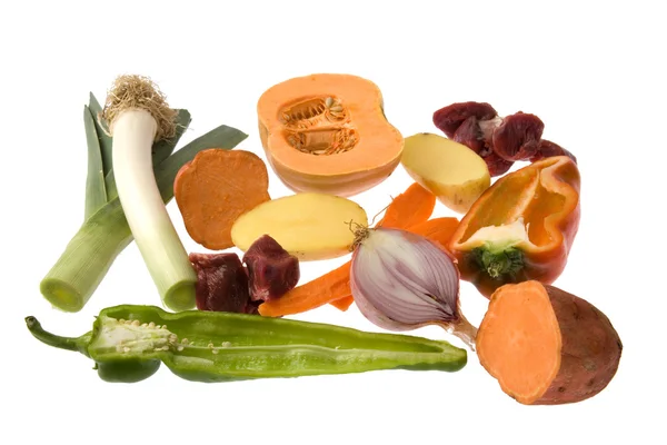 Ingredientes de sopa — Fotografia de Stock