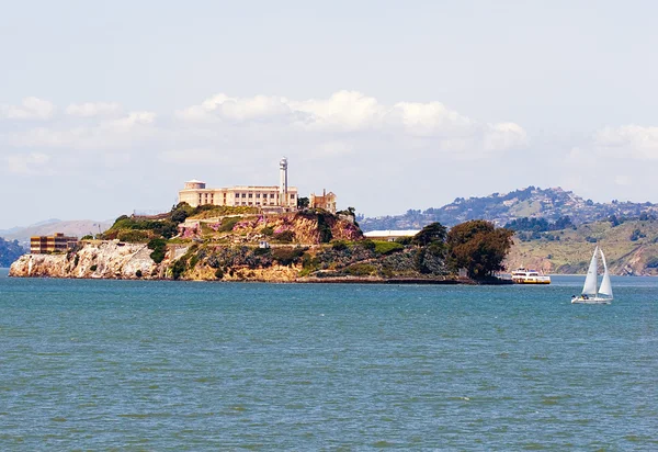 Fängelse på ön Alcatraz San Francisco Royaltyfria Stockbilder