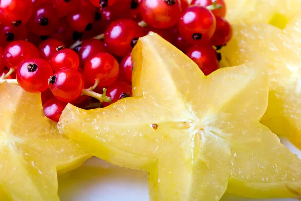 Egzotyczne tropikalnych owoców star czerwone porzeczki Zdjęcie Stockowe