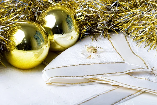 Christmas New Year decoration ornaments — Stock Photo, Image