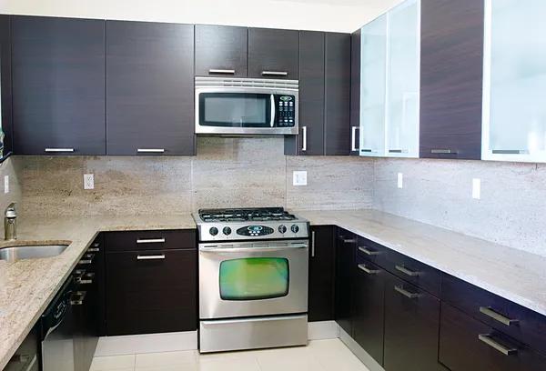 Modern contemporary style kitchen Stock Photo