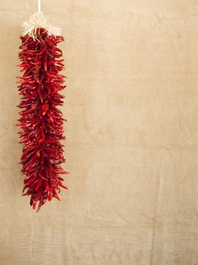 Red chile ristras clipart