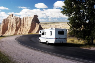 RV Travel 3 clipart