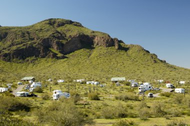 Desert Campground 1 clipart