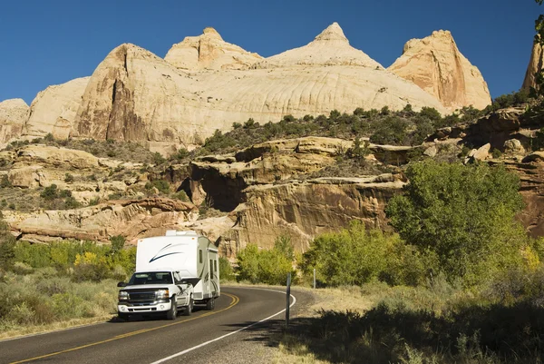 Touring Capital Reef Stock Image